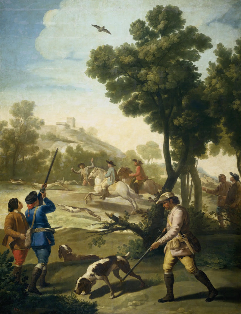 La Partie de chasse - Francisco de Goya