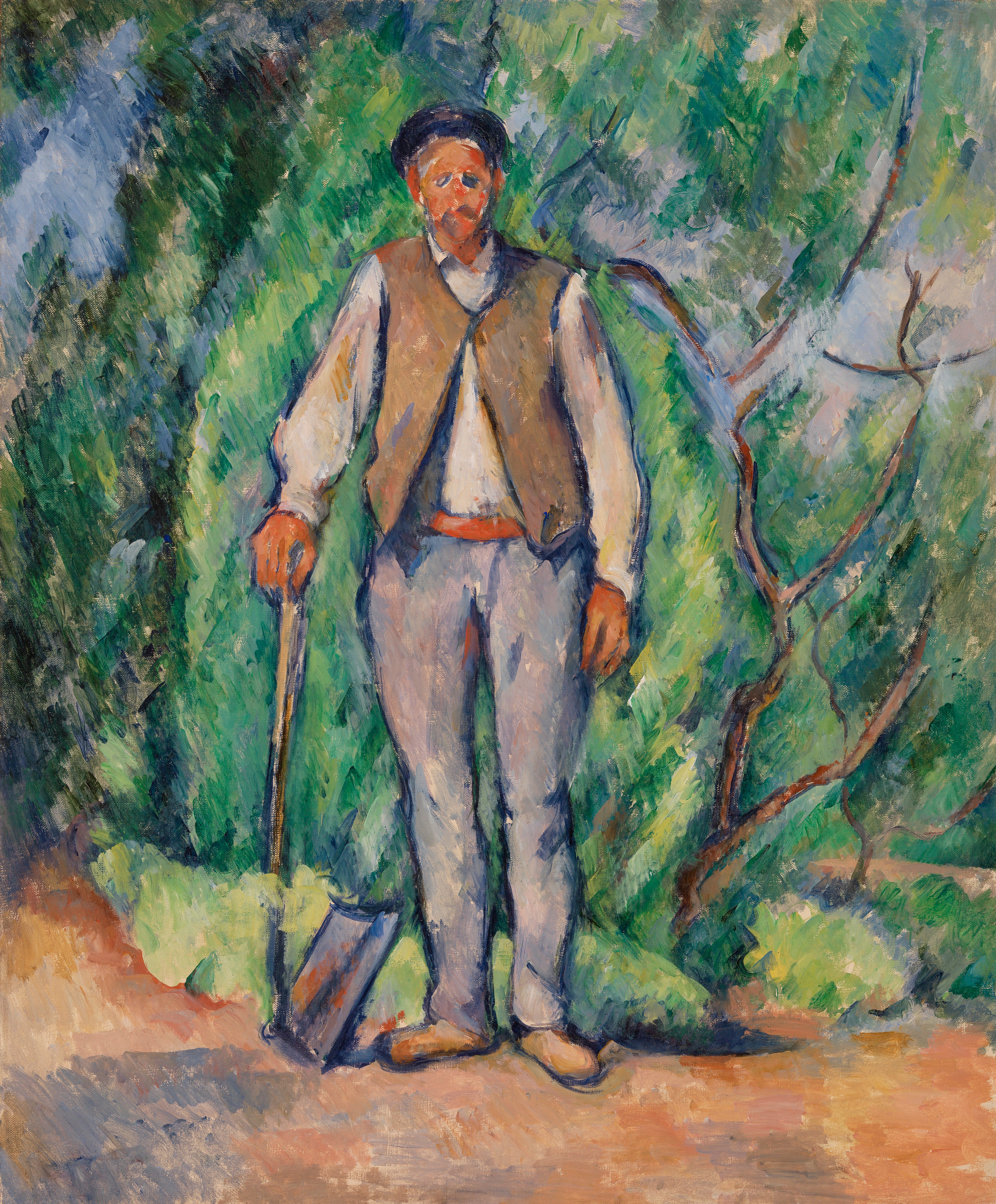 Reproduction du tableau « Le Jardinier - Paul Cézanne » par Alpha Reproduction en peinture à l’huile