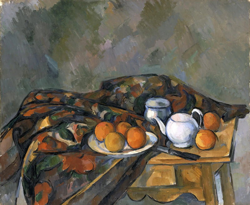 Nature morte à la théière - Paul Cézanne