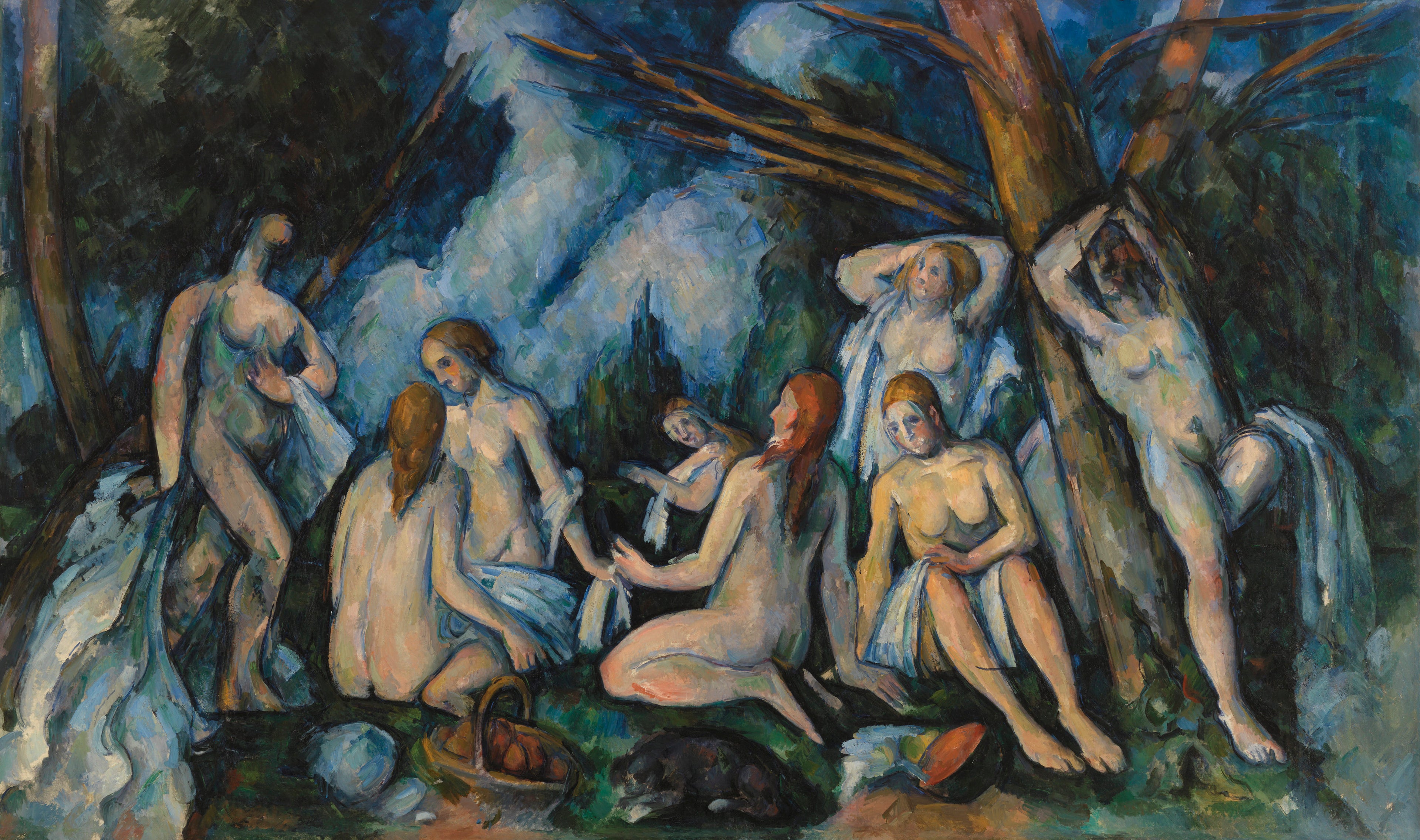 Les Grandes baigneuses - Paul Cézanne
