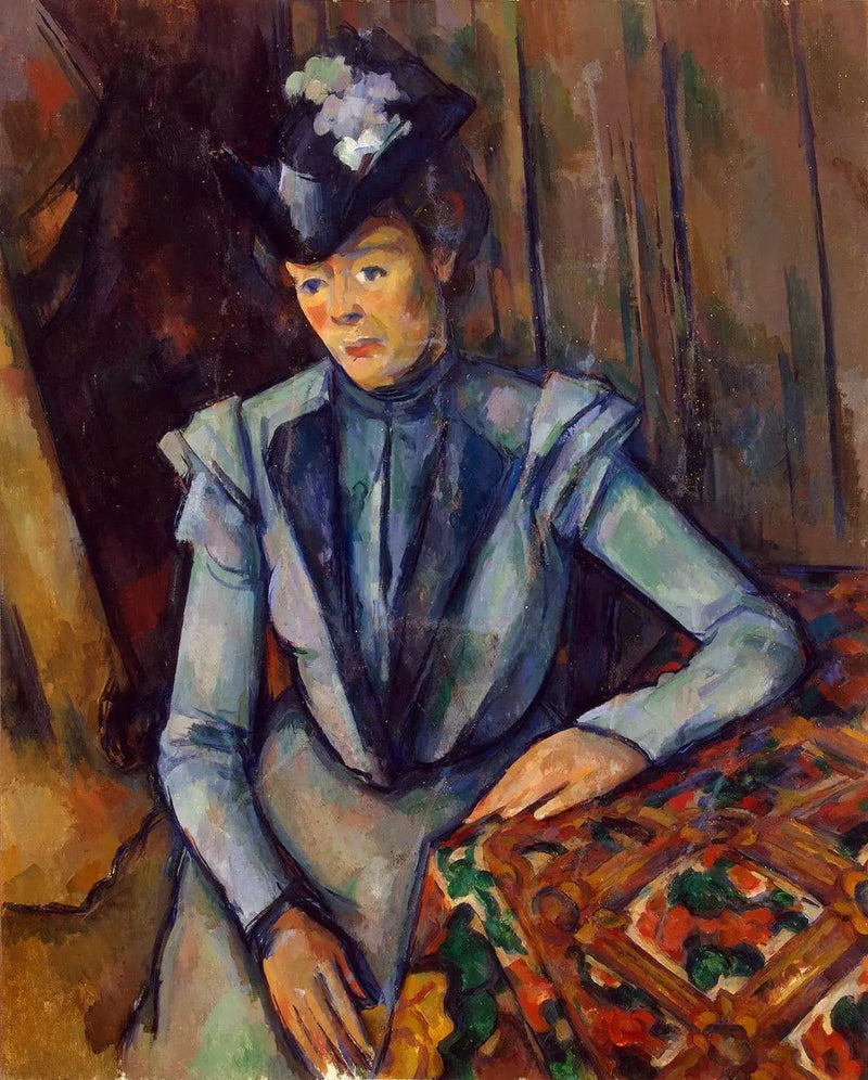 La Dame en bleu - Paul Cézanne