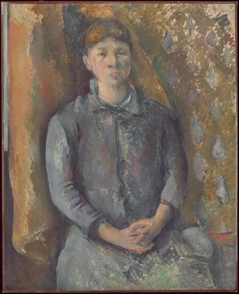 Portrait de madame Cézanne - Paul Cézanne