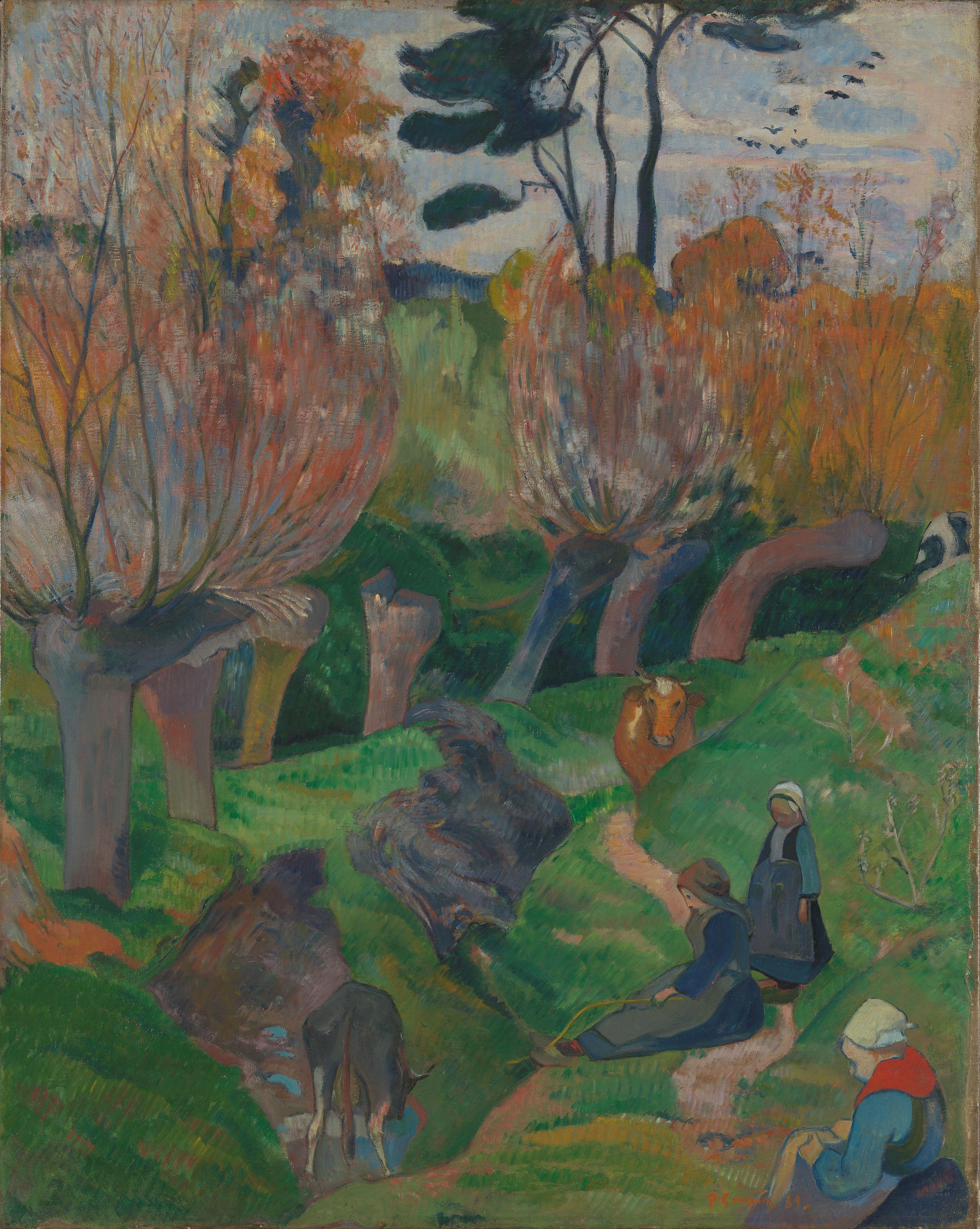 Les Saules - Paul Gauguin