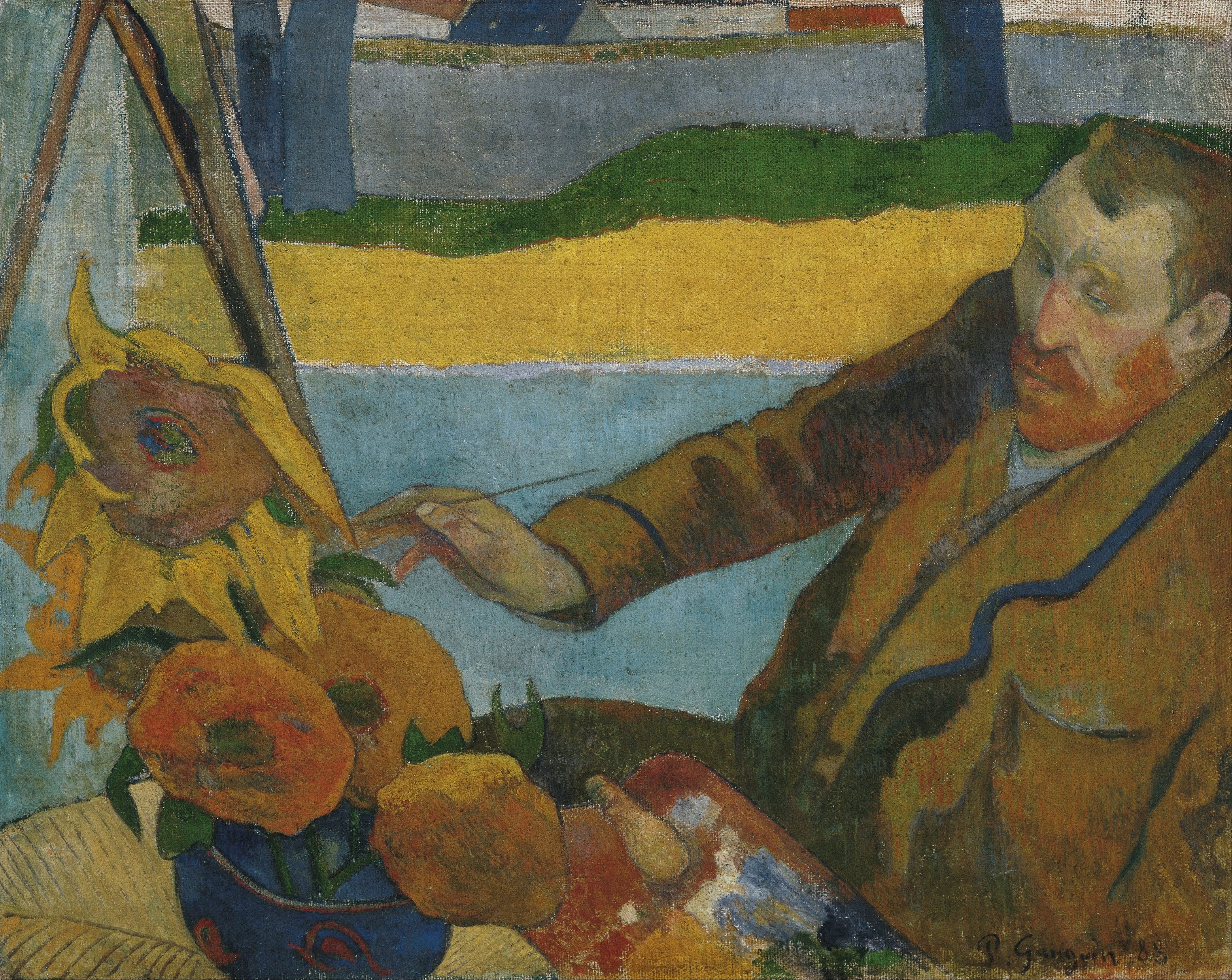 Vincent van Gogh peignant les tournesols - Paul Gauguin