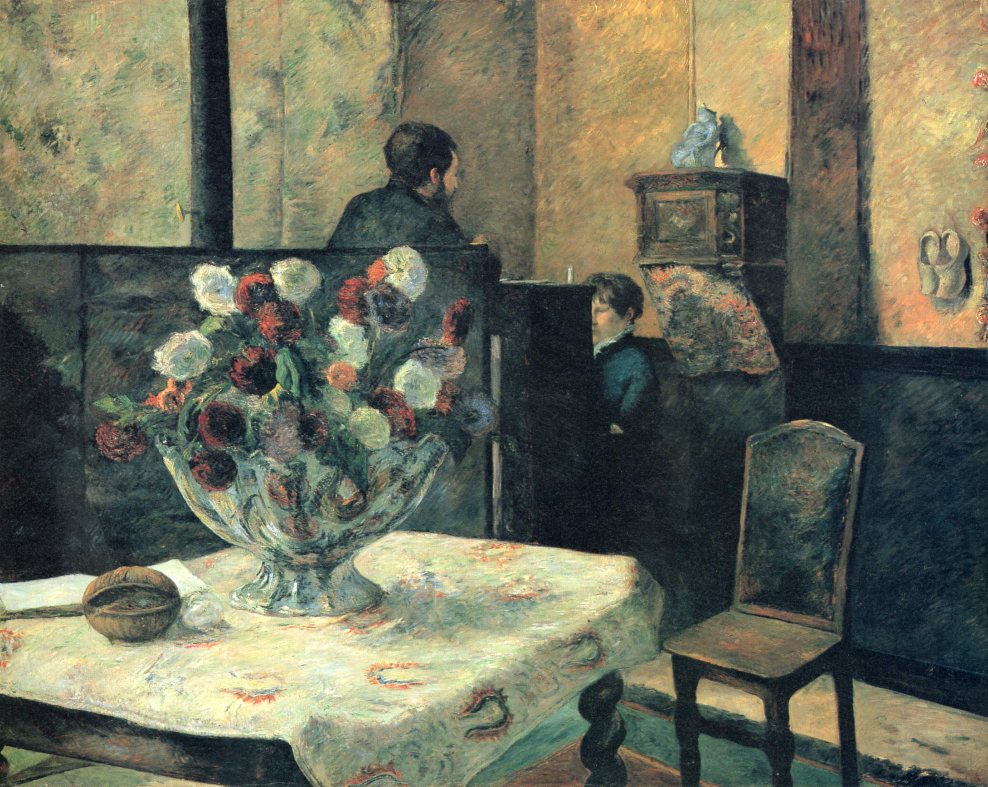 Intérieur du peintre à Paris, rue Carcel - Paul Gauguin