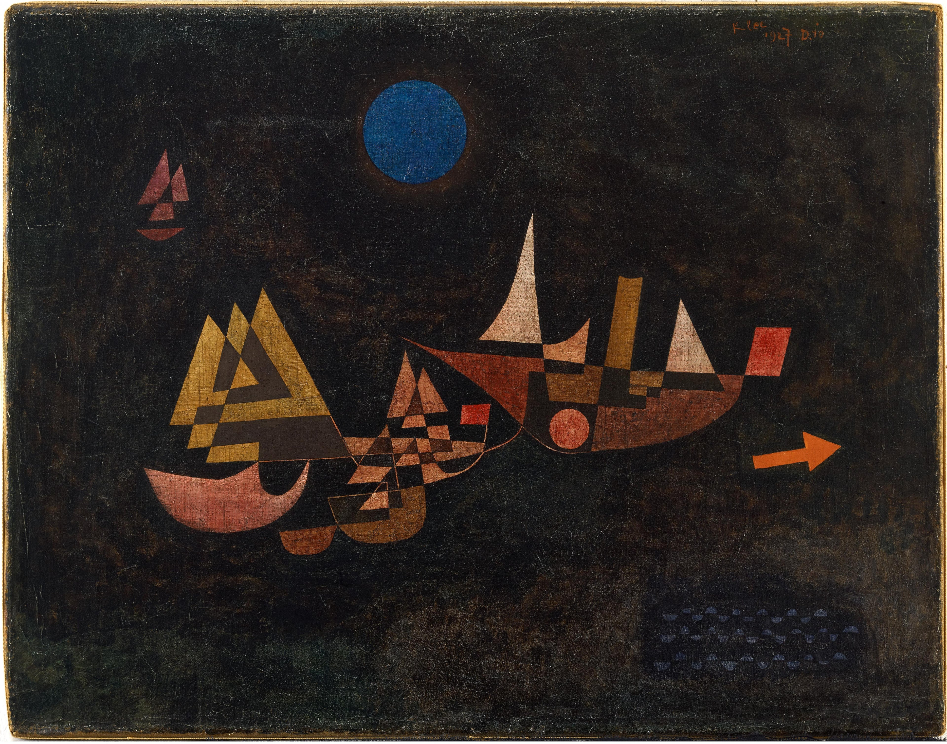 Départ des bateaux - Paul Klee
