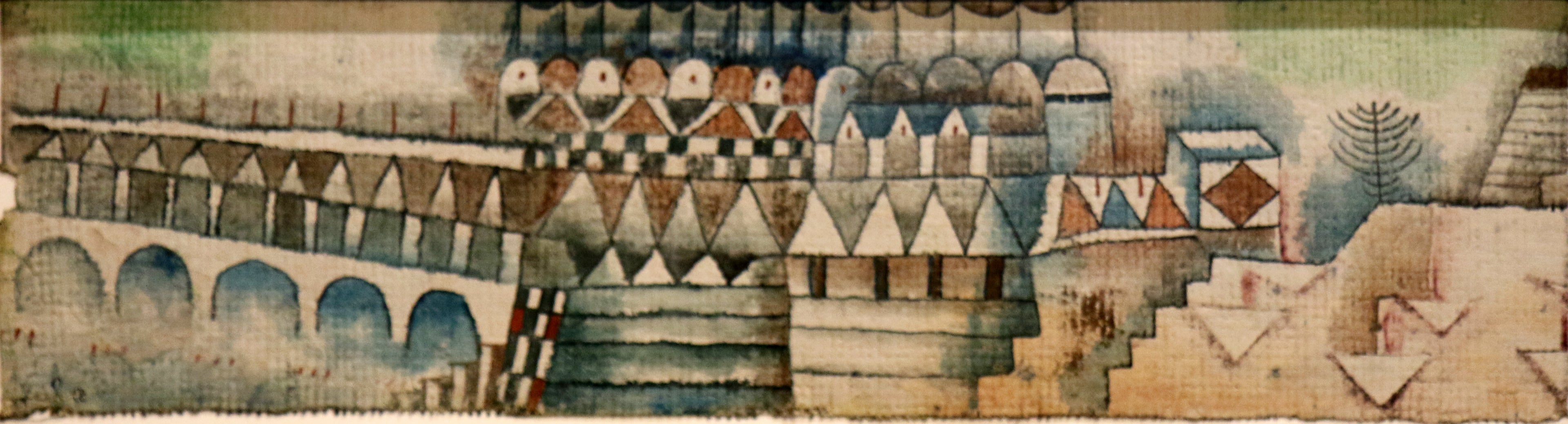 Vieille ville et pont - Paul Klee