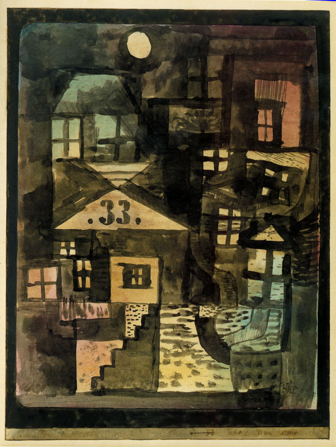 Dans le Vieux Quartier, Numéro Trente-Trois - Paul Klee