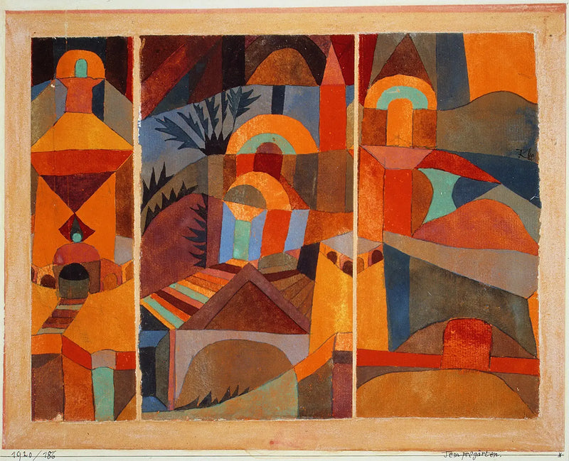 Jardins du Temple - Paul Klee