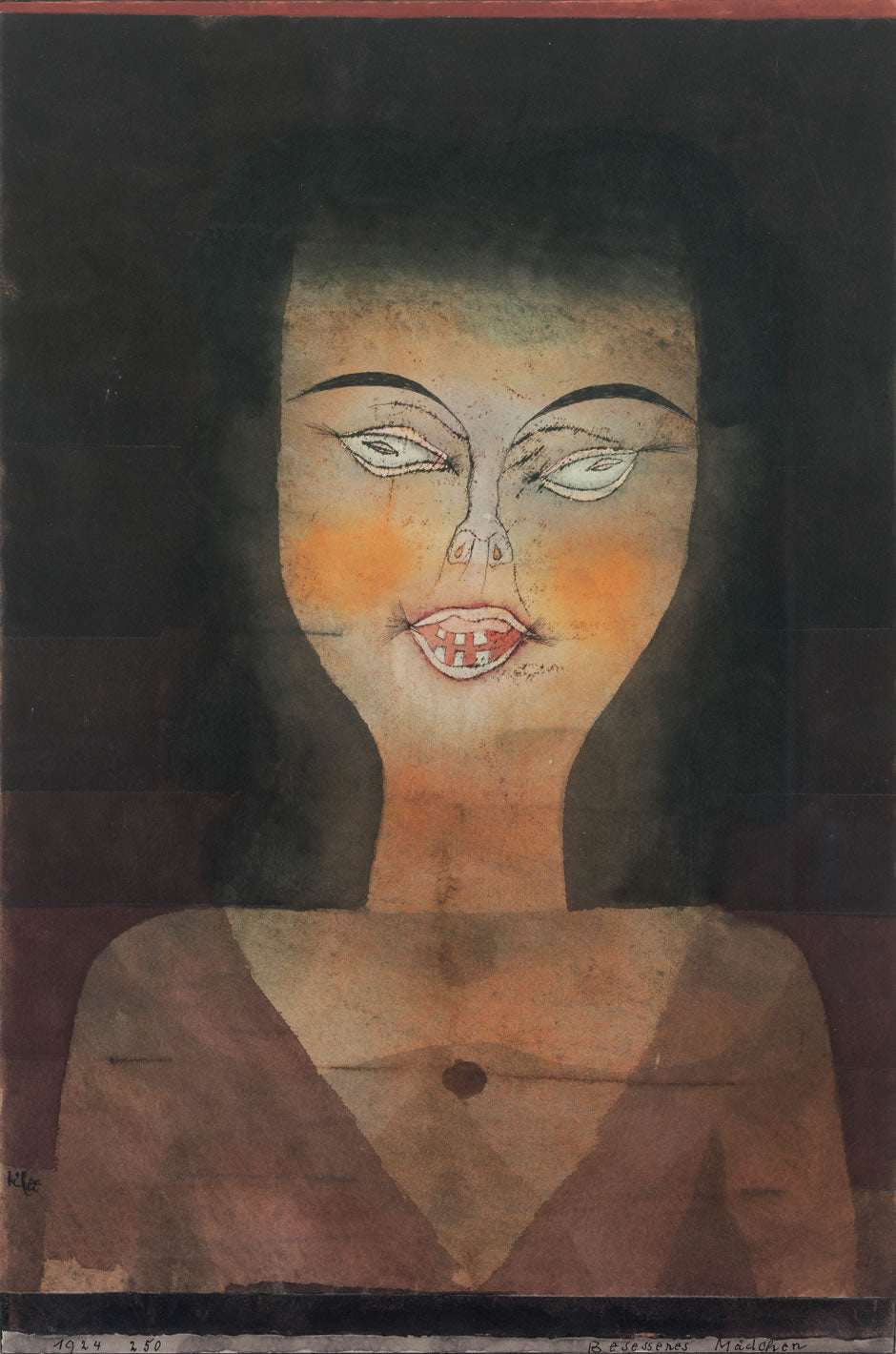 Besessenes Mädchen — Paul Klee