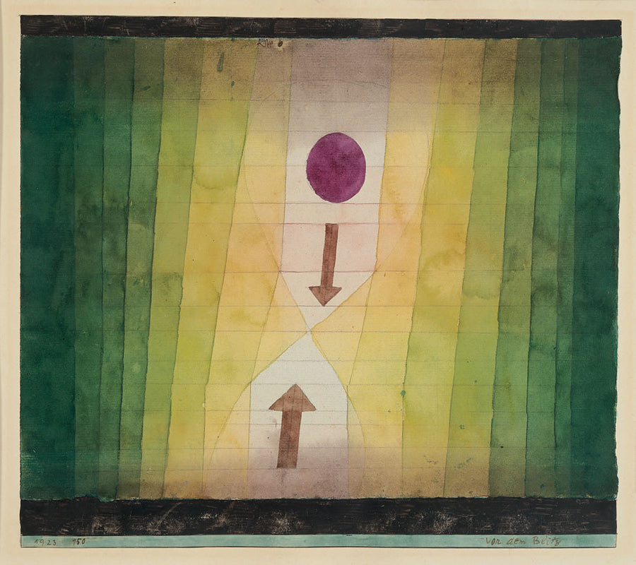 vor dem Blitz - Paul Klee