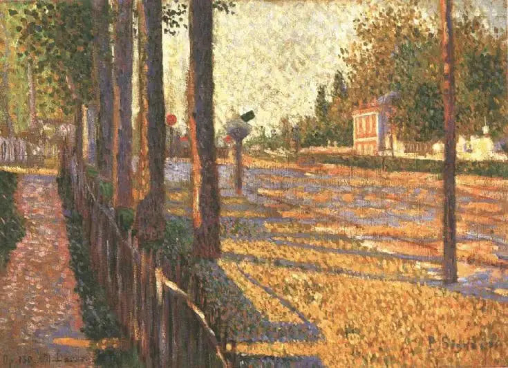 La route de Pontoise - Paul Signac