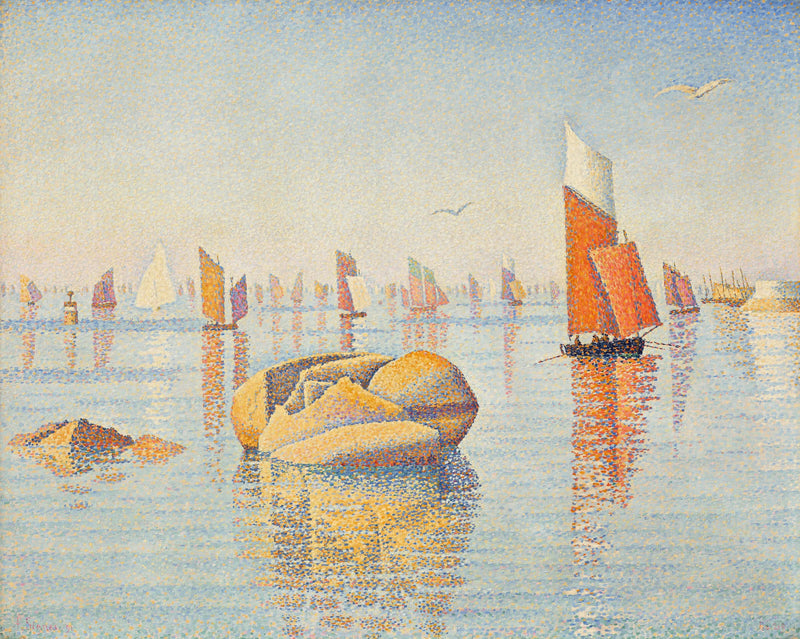 Concarneau. Calme du Matin. Op. 219 (Larghetto) - Paul Signac