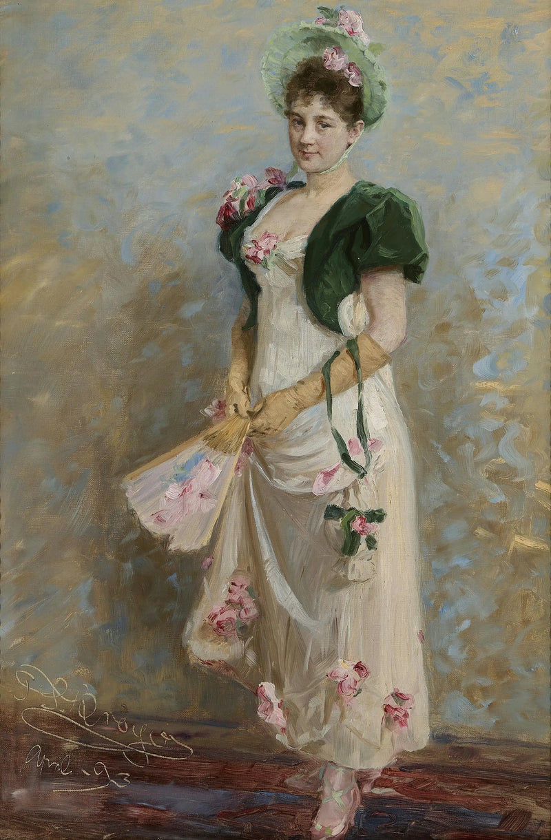 L'actrice du Théâtre royal danois Emma Thomsen en costume - Peder Severin Krøyer