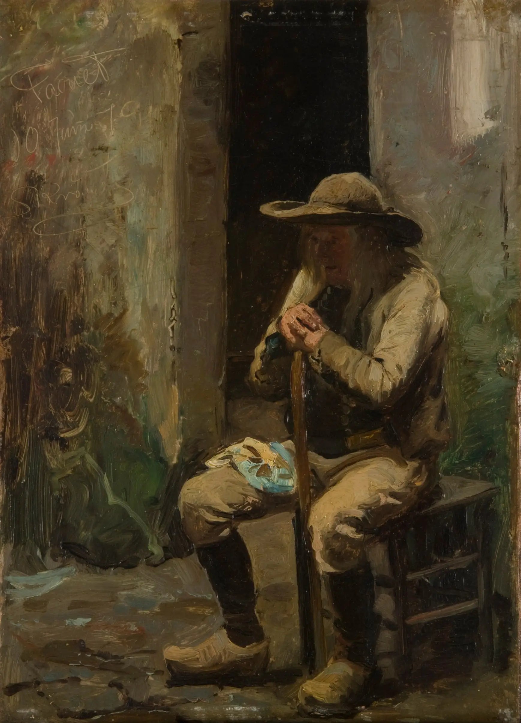 Un agriculteur du Faouet assis - Peder Severin Krøyer - Alpha Reproduction
