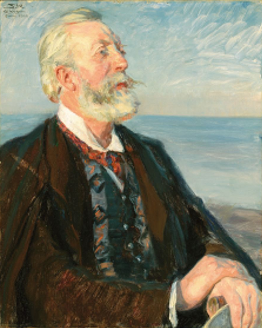 Étude pour le portrait de Holger Drachmann. - Peder Severin Krøyer