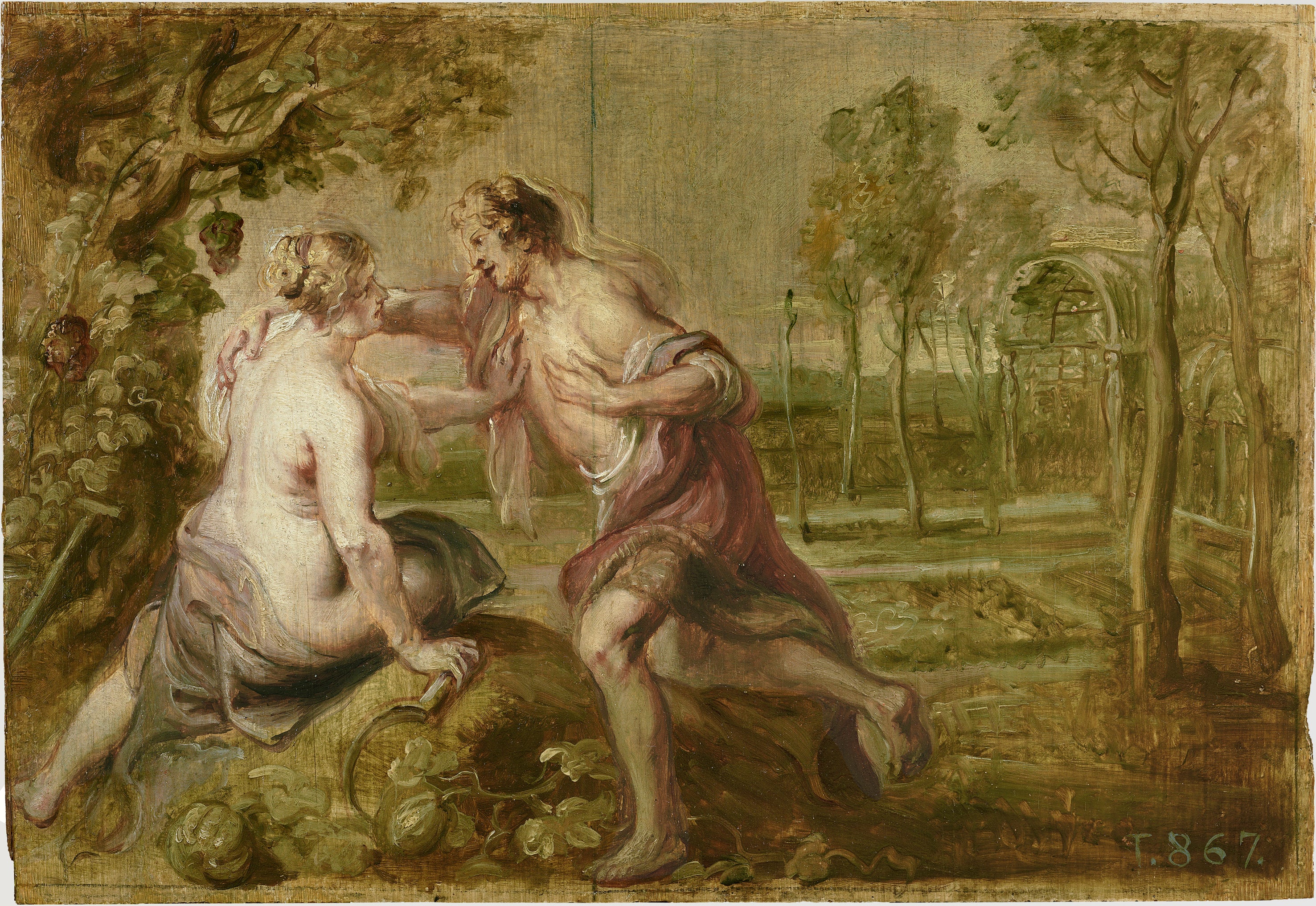 Vertumne et Pomone - Peter Paul Rubens