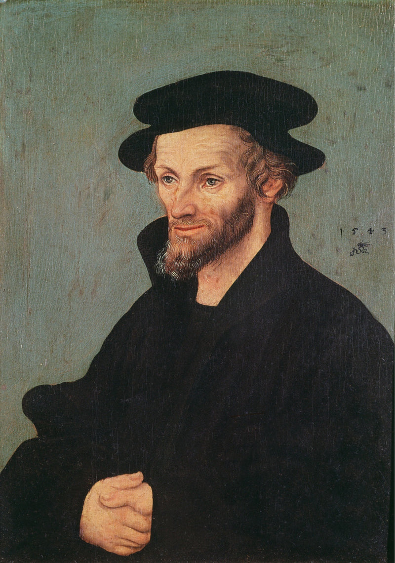 Portrait de Philipp Melanchton - Lucas Cranach the Elder
