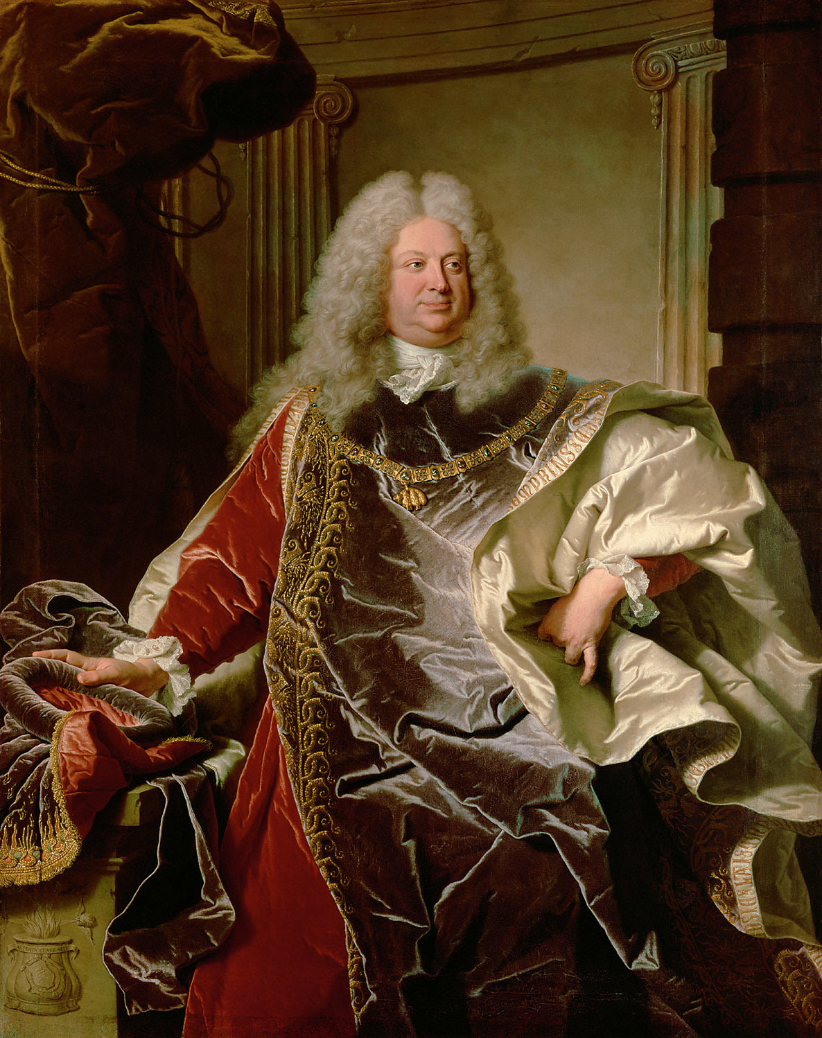 Portrait du comte Sinzendorf par Hyacinthe Rigaud - Hyacinthe Rigaud