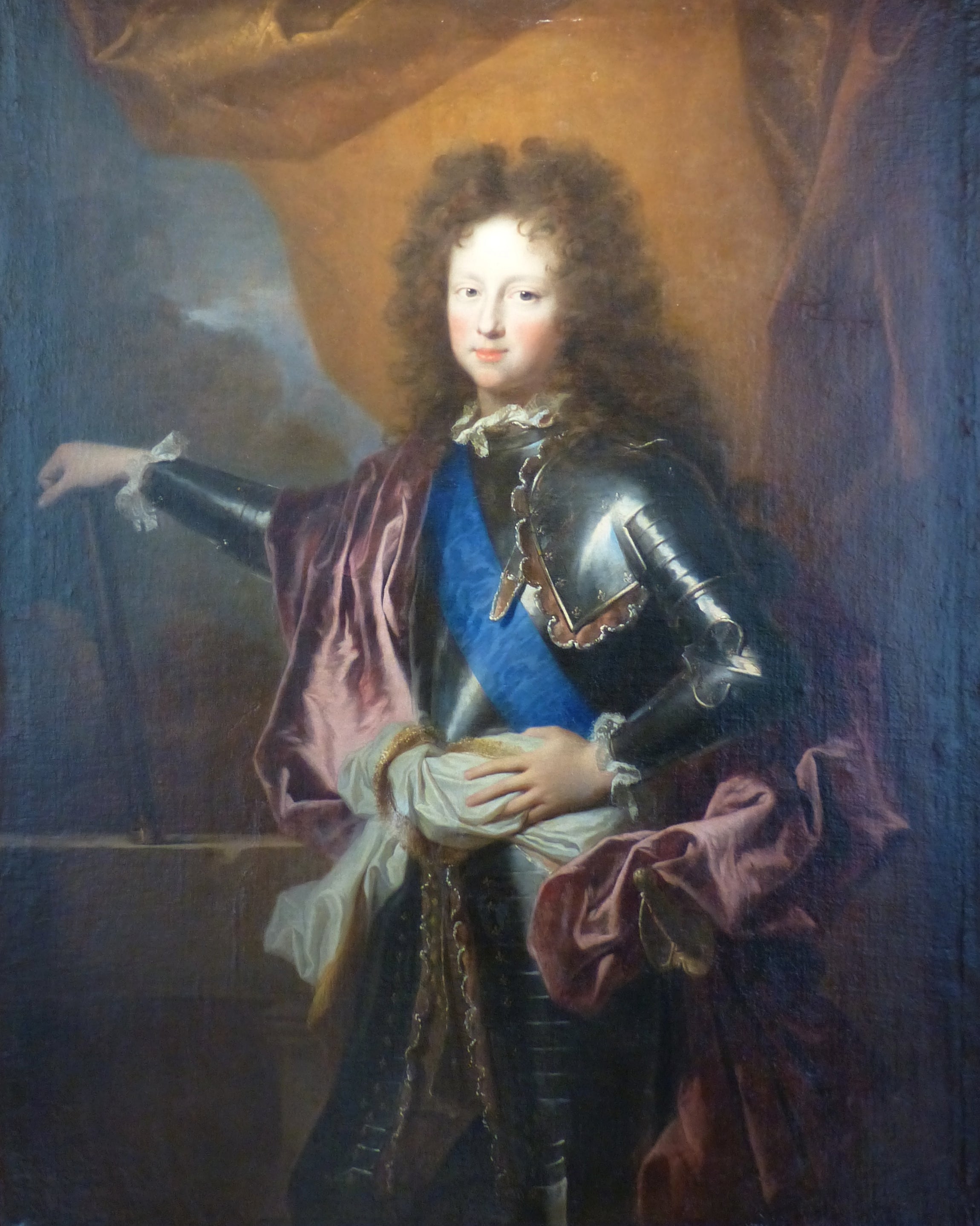 Portrait en buste de Philippe de France (duc de Chartres) - Hyacinthe Rigaud