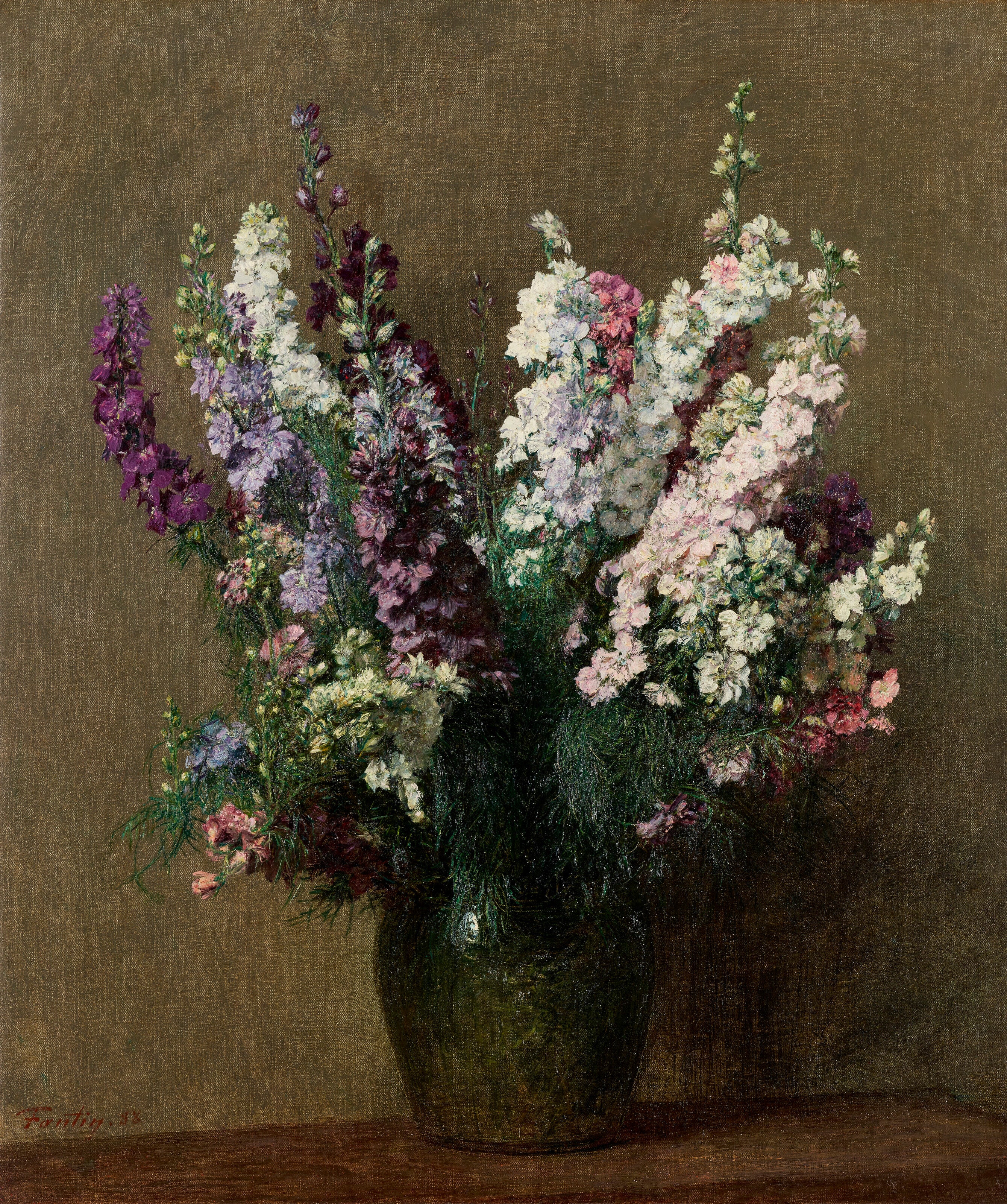 Pieds d'alouette - Henri Fantin-Latour