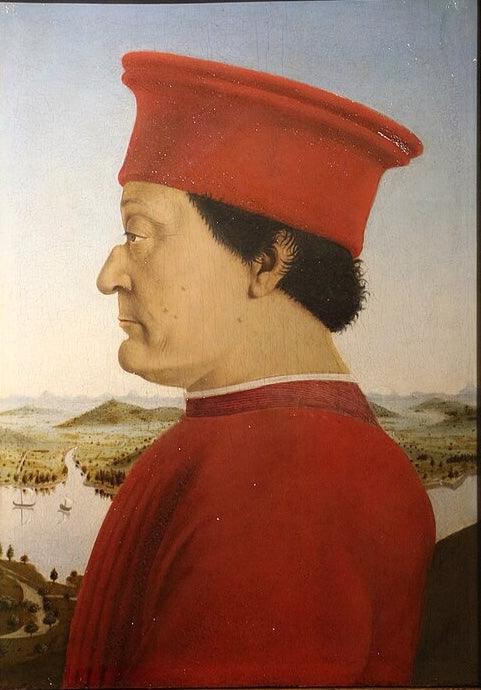 Portrait de Frédéric de Montefeltro – Piero della Francesca (vers 1472)