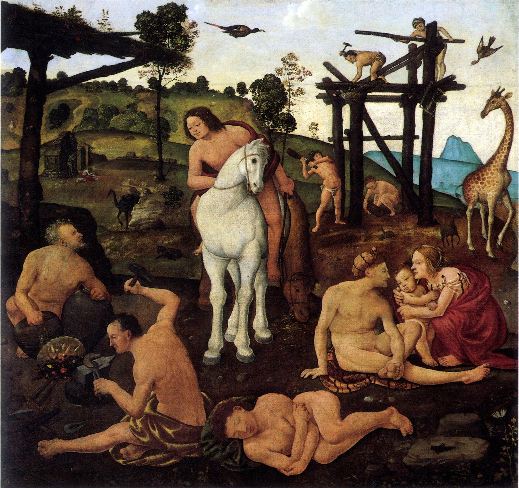 Vulcain et Éole - Piero di Cosimo