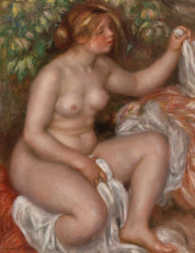 Après le bain (La Sortie du bain) - Pierre-Auguste Renoir