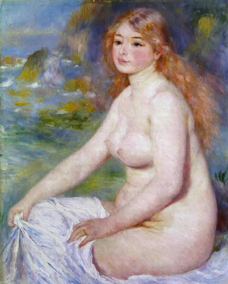 La Baigneuse blonde - Pierre-Auguste Renoir