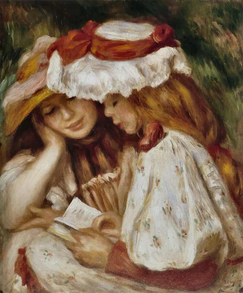 Deux filles lisant - Pierre-Auguste Renoir