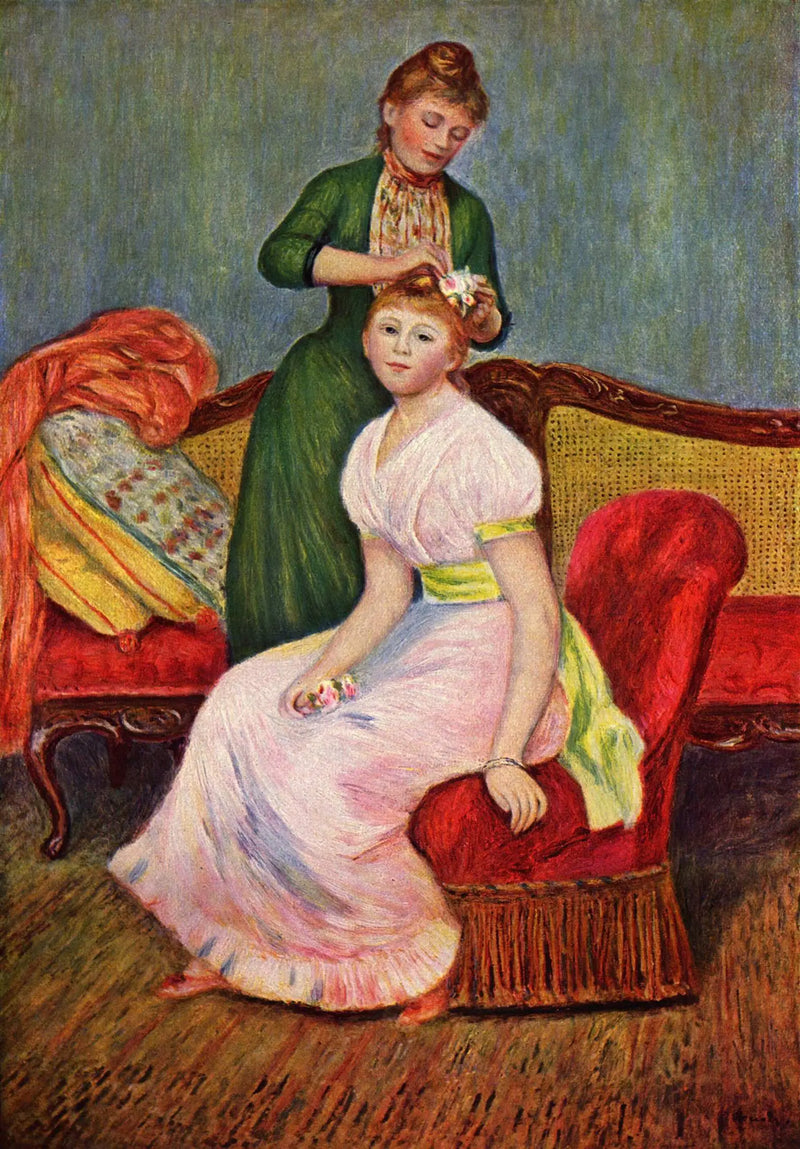 La Coiffure - Pierre-Auguste Renoir