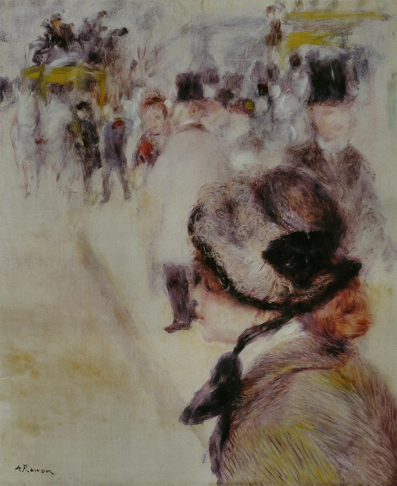 La Place Clichy - Pierre-Auguste Renoir
