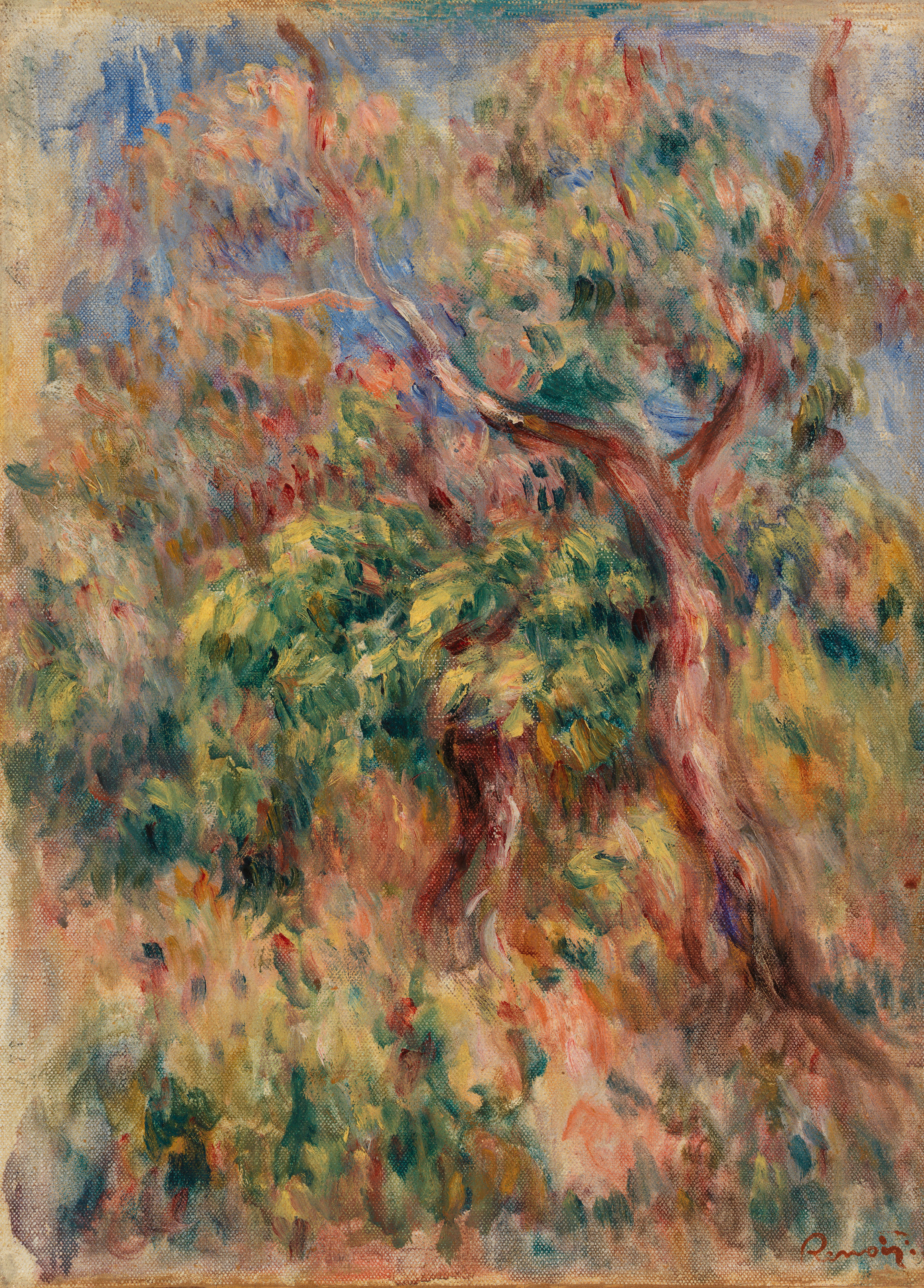 Reproduction du tableau « Paysage - Pierre-Auguste Renoir » par Alpha Reproduction en peinture à l’huile