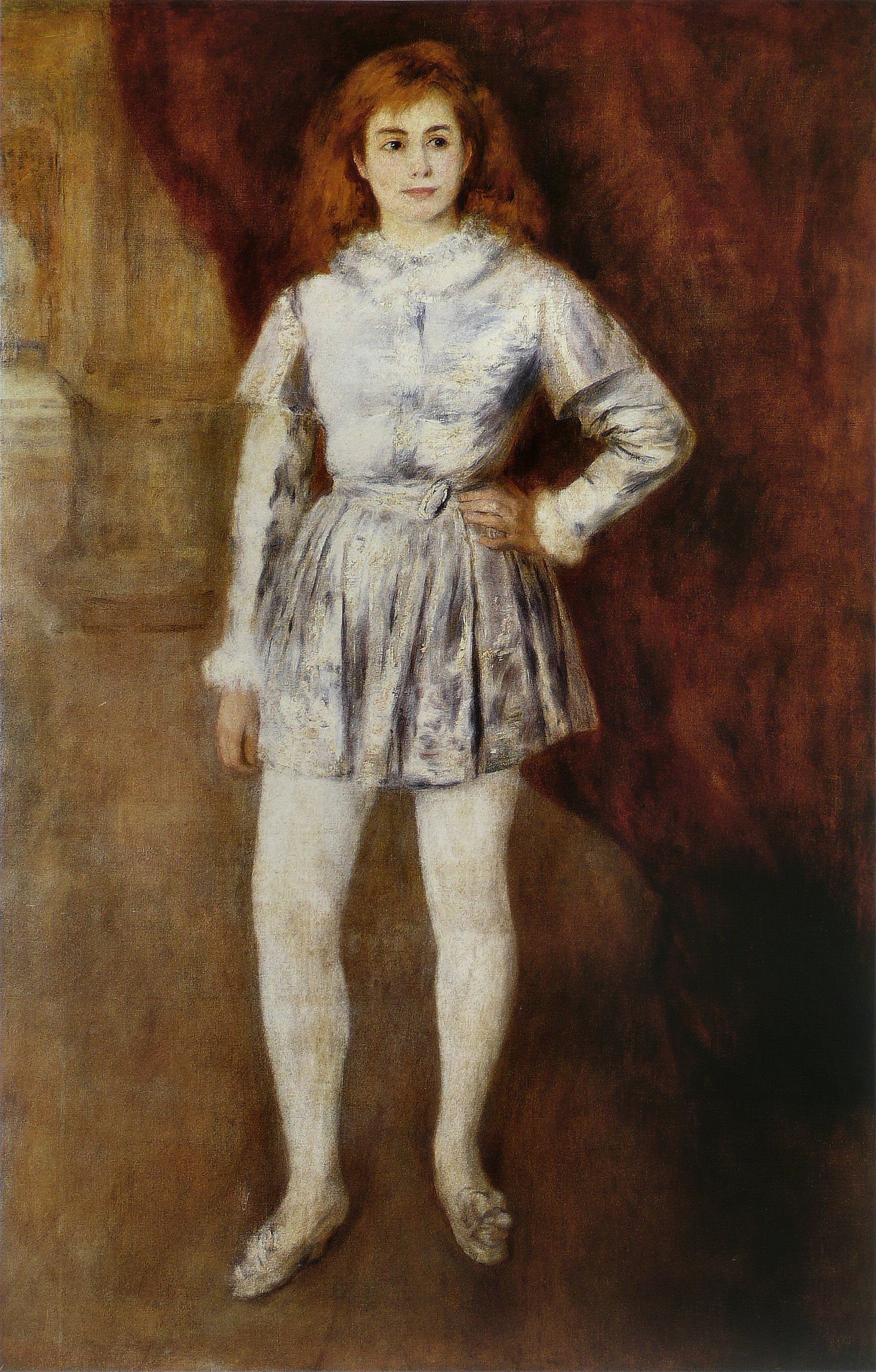 Reproduction du tableau « Madame Henriot en travesti - Pierre-Auguste Renoir » par Alpha Reproduction en peinture à l’huile
