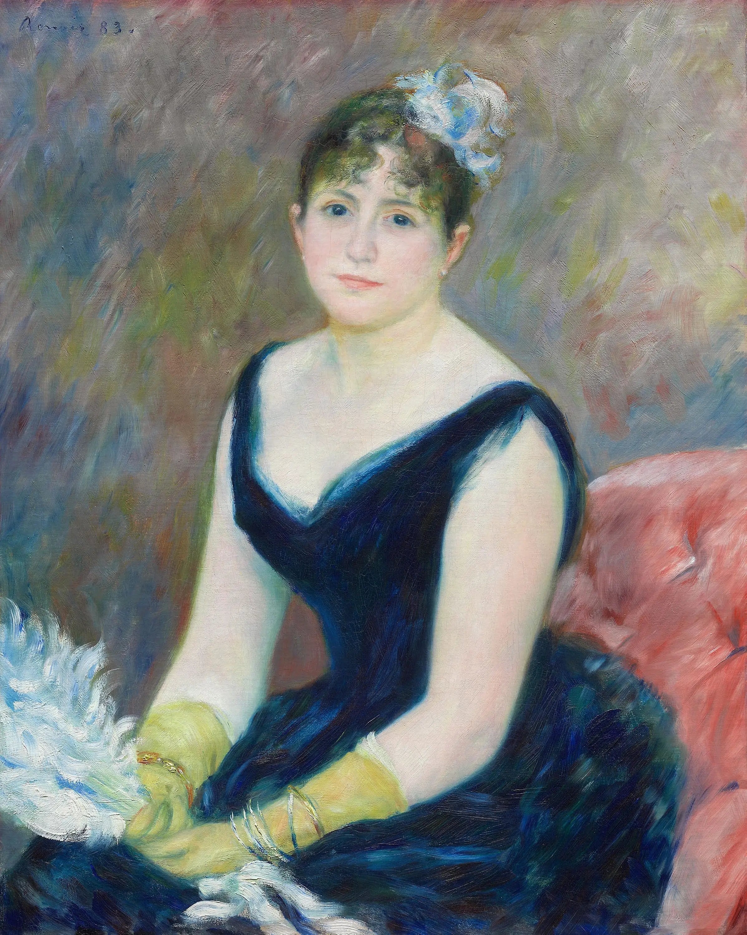Reproduction du tableau « Madame Léon Clapisson - Pierre-Auguste Renoir » par Alpha Reproduction en peinture à l’huile