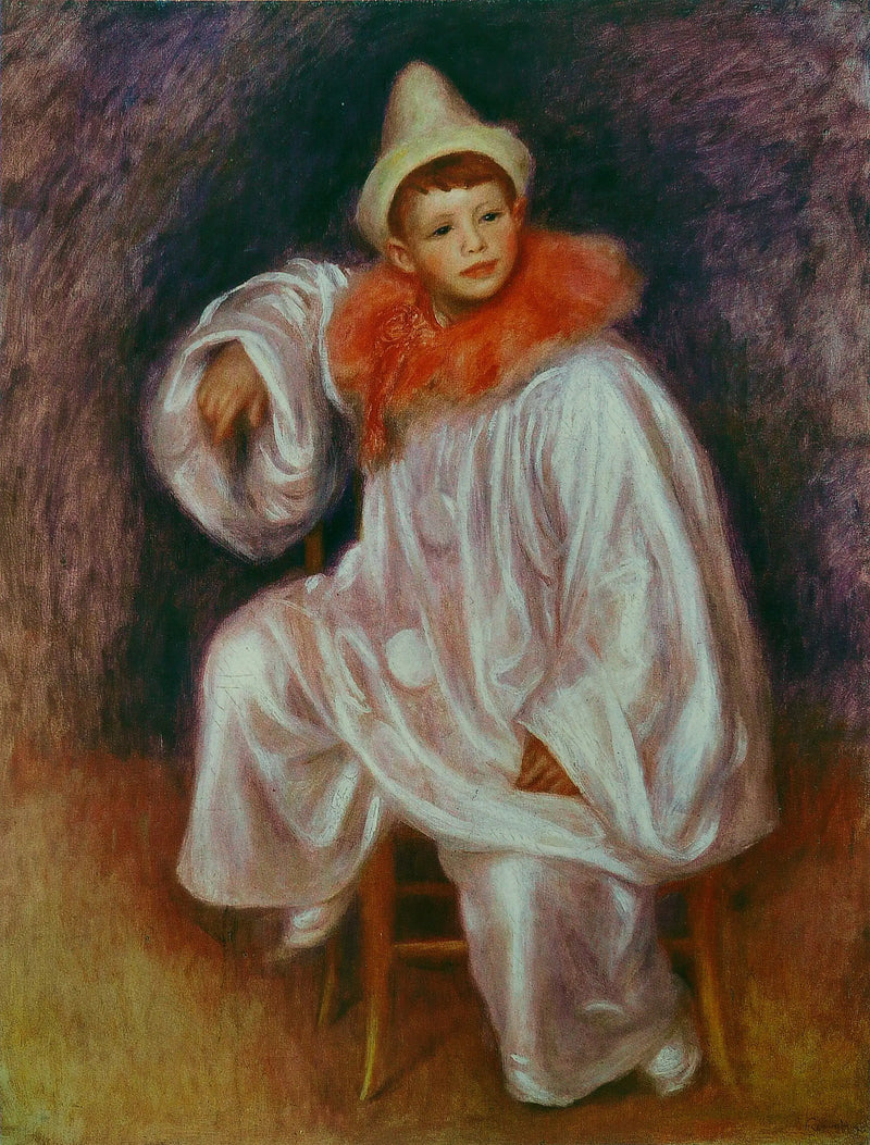 Le Pierrot Blanc - Pierre-Auguste Renoir
