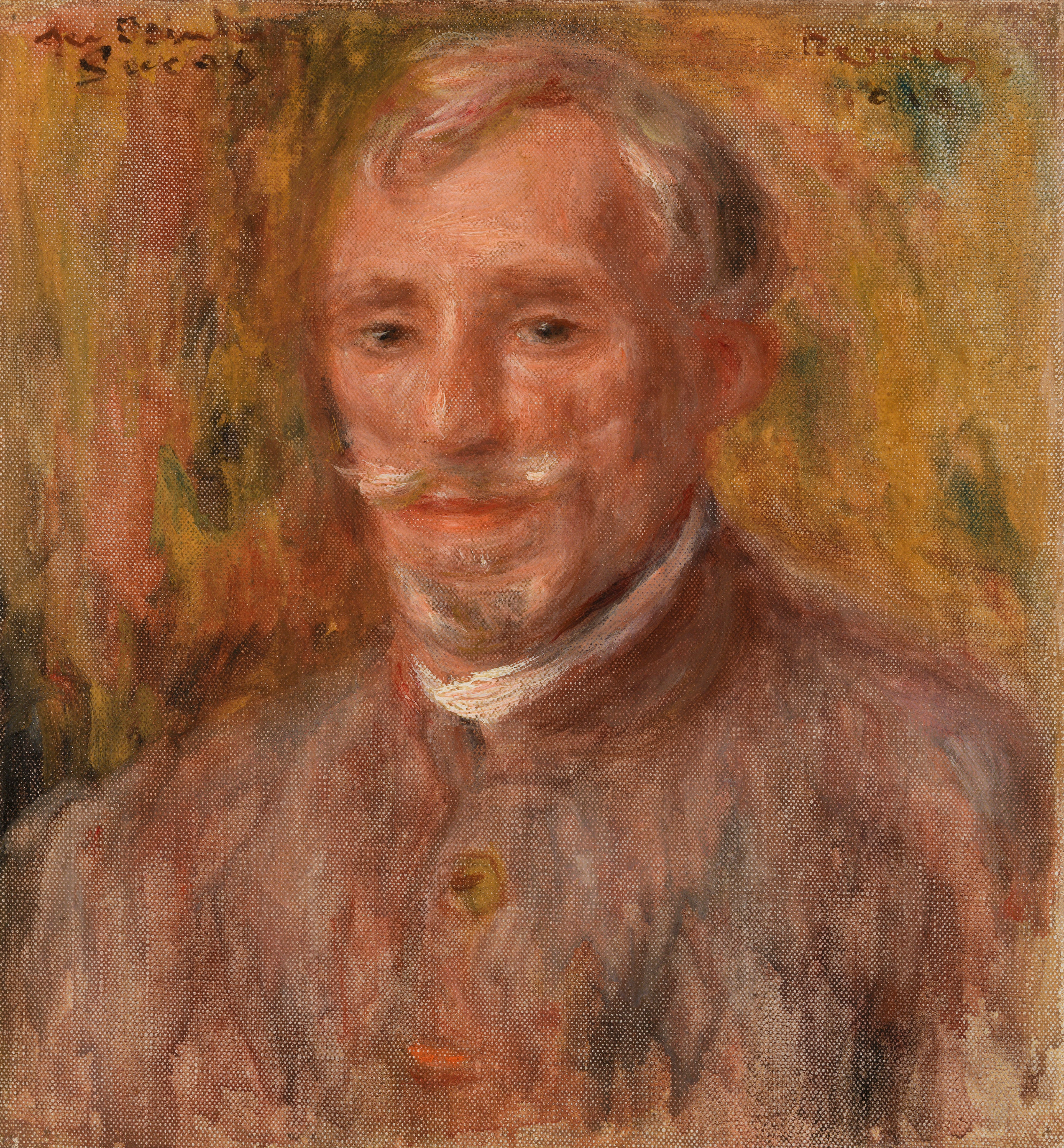 Reproduction du tableau « Portrait de Félix Hippolyte-Lucas - Pierre-Auguste Renoir » par Alpha Reproduction en peinture à l’huile