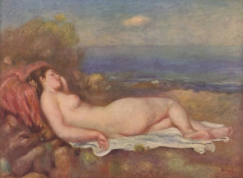 Dormir au bord de la mer - Pierre-Auguste Renoir