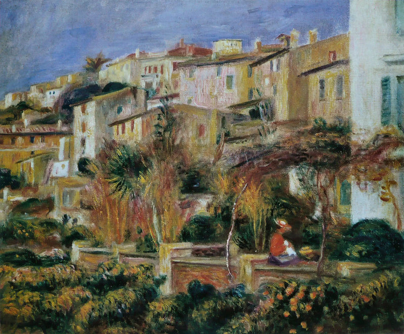 Terrasses à Cannes - Pierre-Auguste Renoir