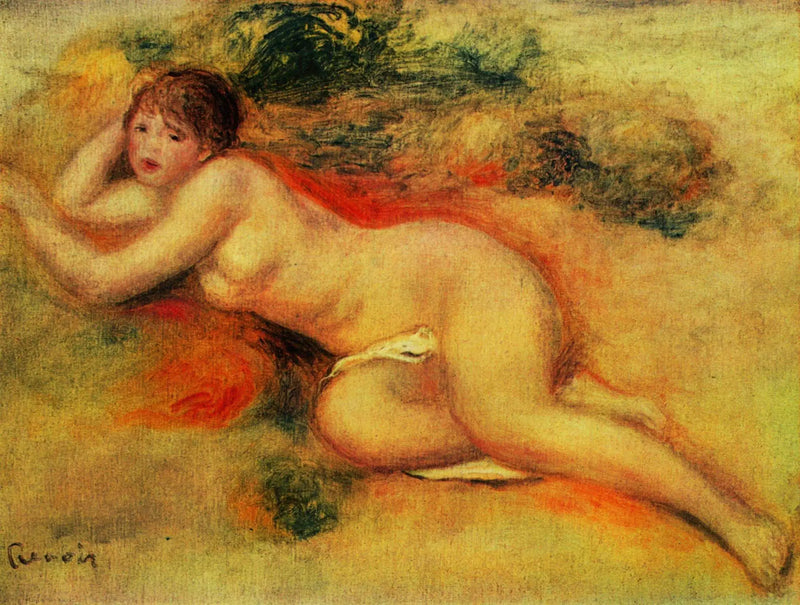 Figure nue d'une fille - Pierre-Auguste Renoir