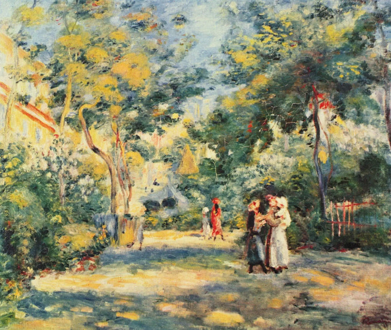 Un jardin à Montmartre - Pierre-Auguste Renoir