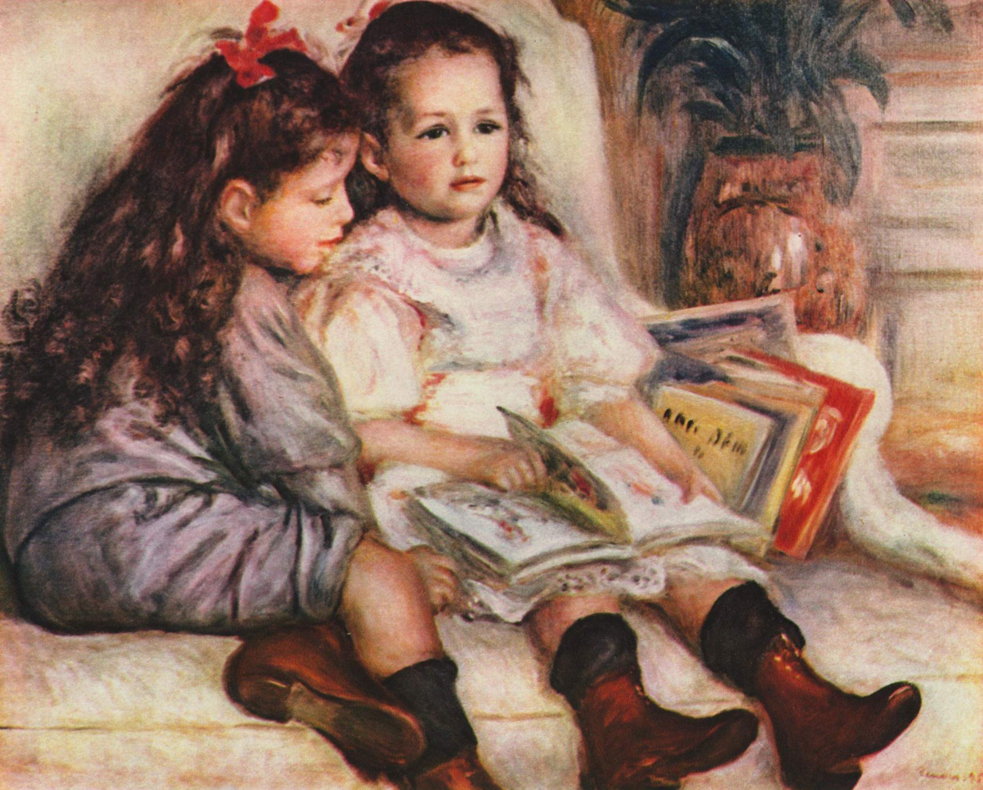 Reproduction du tableau « Les enfants de Martial Caillebotte - Pierre-Auguste Renoir » par Alpha Reproduction en peinture à l’huile