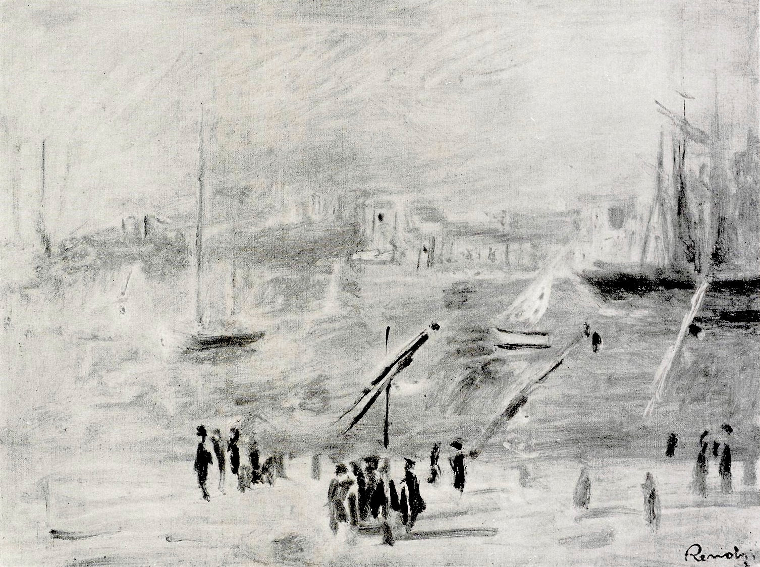 Reproduction du tableau « Q133824373 - Pierre-Auguste Renoir » par Alpha Reproduction en peinture à l’huile