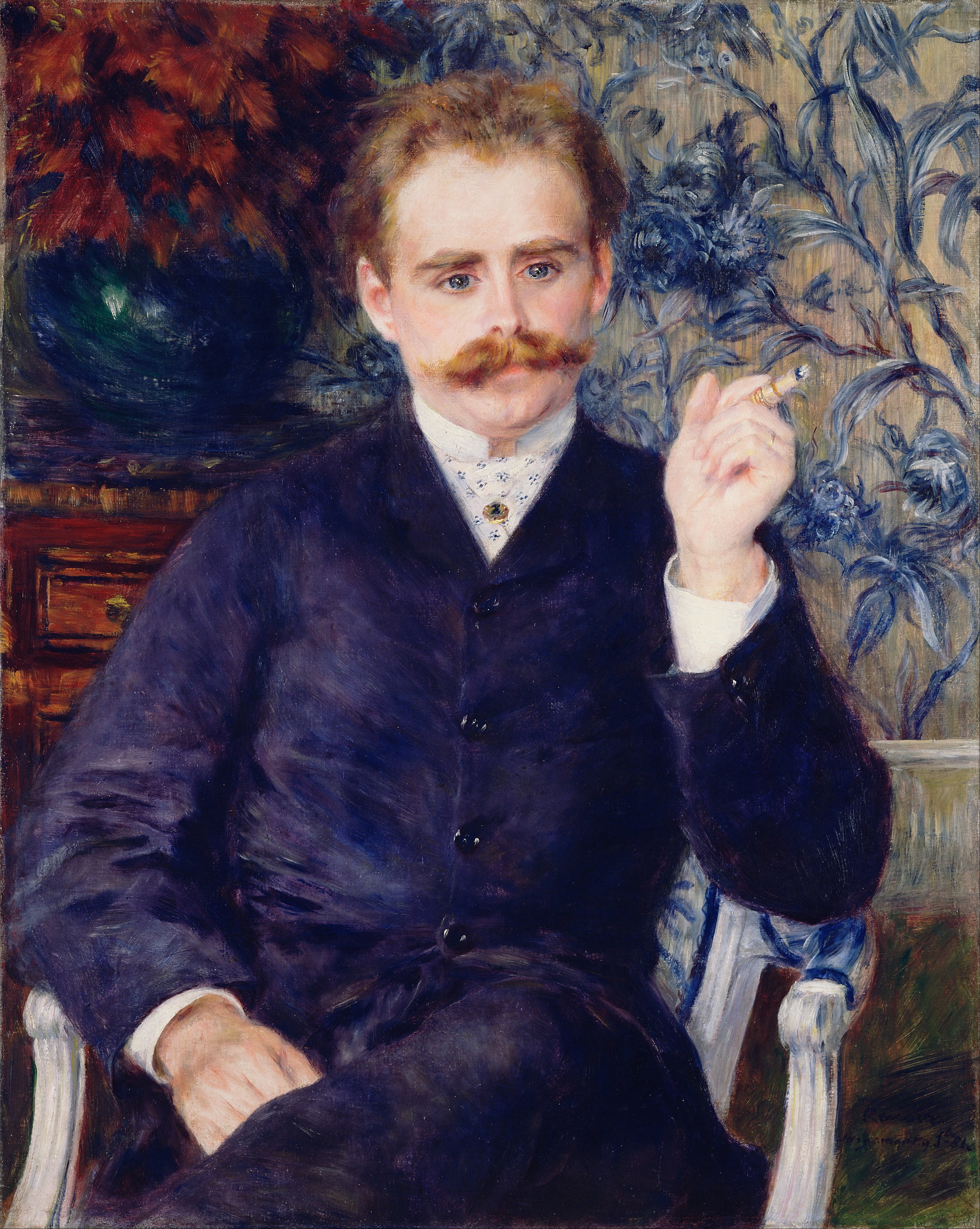 Reproduction du tableau « Albert Cahen d’Anvers - Pierre-Auguste Renoir » par Alpha Reproduction en peinture à l’huile