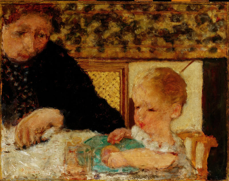 Grand-mère avec un enfant - Pierre Bonnard