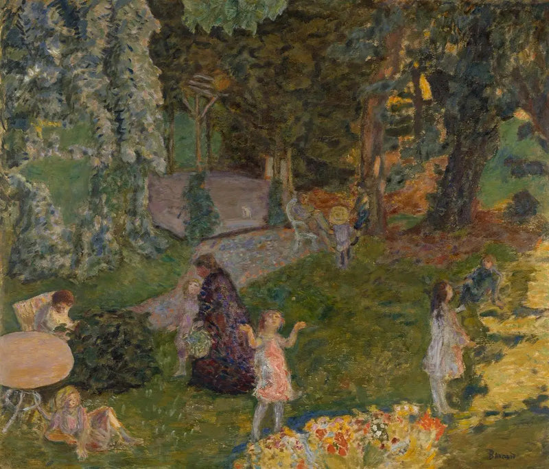 La Famille au jardin. Grand Lemps - Pierre Bonnard