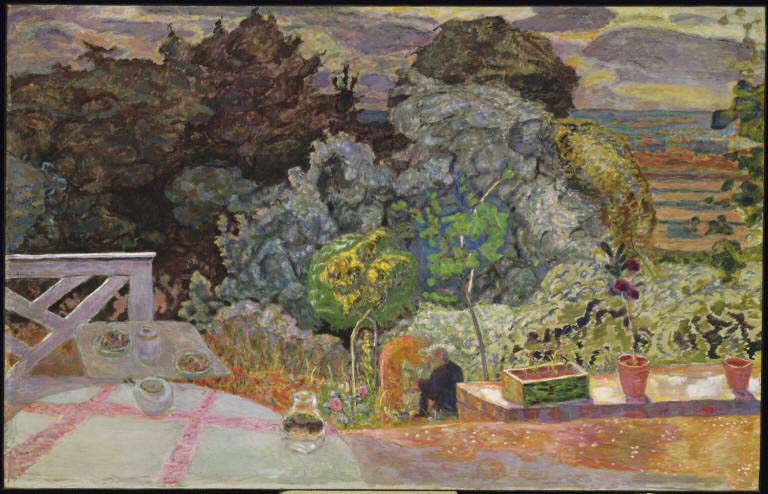 Reproduction du tableau « La terrasse - Pierre Bonnard » par Alpha Reproduction en peinture à l’huile