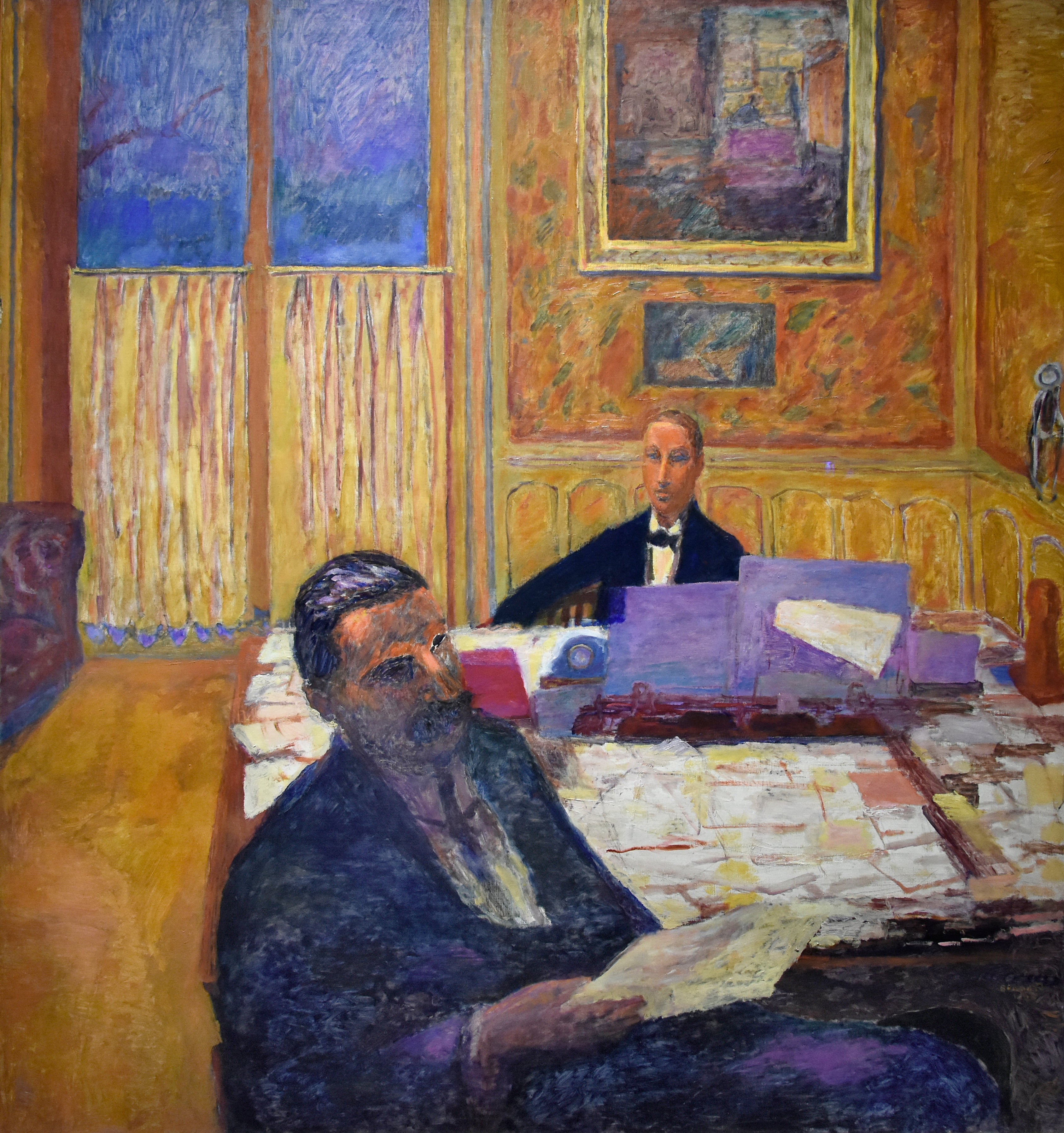 Reproduction du tableau « Les Frères Bernheim-Jeune - Pierre Bonnard » par Alpha Reproduction en peinture à l’huile