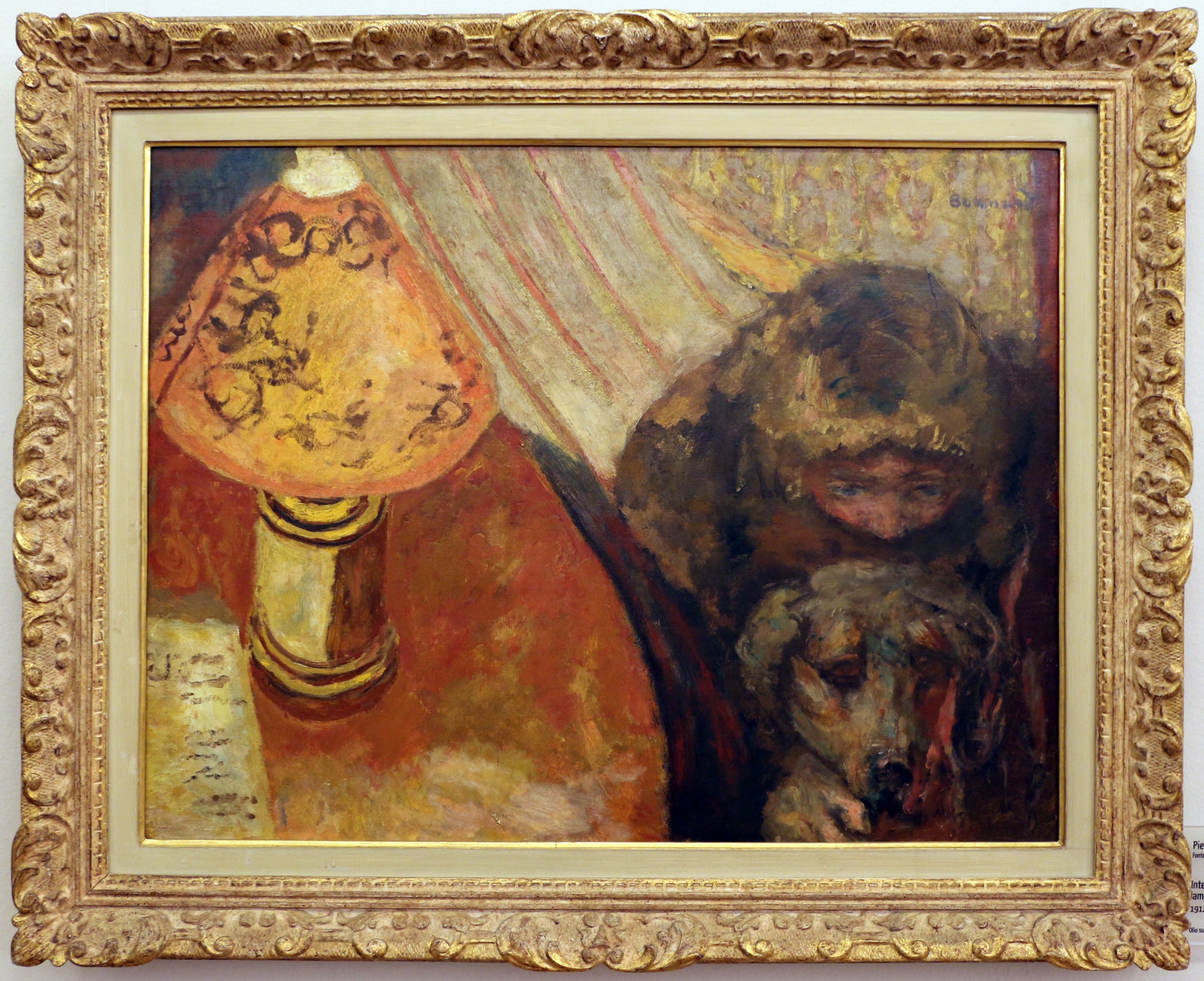 Reproduction du tableau « Intérieur (à la lumière de la lampe) - Pierre Bonnard » par Alpha Reproduction en peinture à l’huile