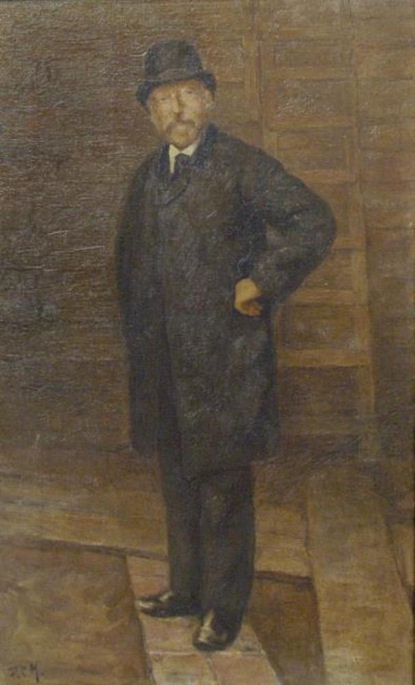 Reproduction du tableau « Portrait d'Egbert Kuipers (1828-1892) - Piet Mondrian » par Alpha Reproduction en peinture à l’huile